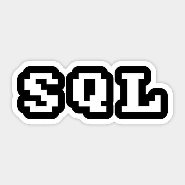 SQL Sticker by Mamon